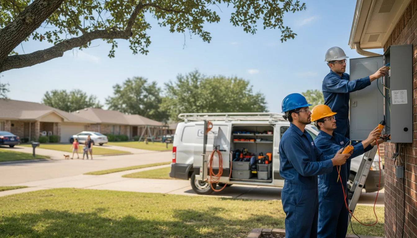 Certified electrician providing emergency electrical services in San Fidel, NM